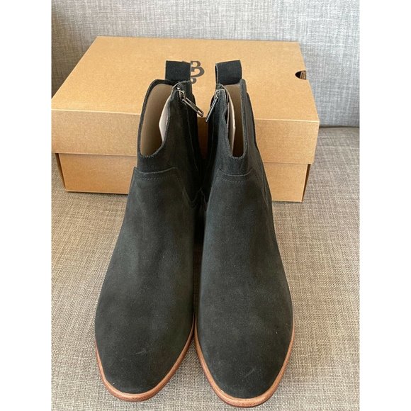 NIB UGG Kingsburg Black Waterproof Suede Western - Picture 10 of 10